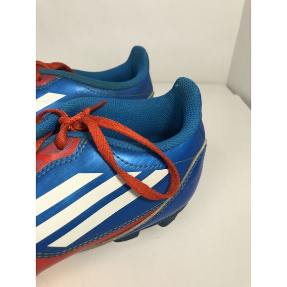Adidas F50 Size 6 Soccer Cleats - Red/White/Blue V24800 - Picture 4 of 12